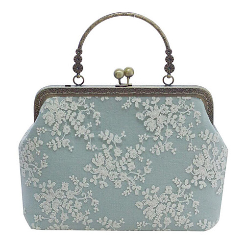 

Women's Lace Polyester Evening Bag Floral Print Blushing Pink / Blue / Green