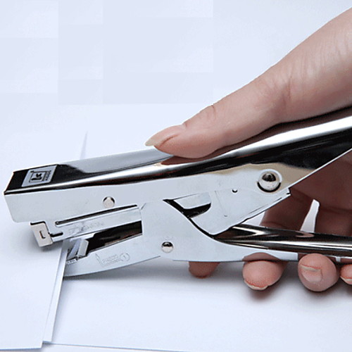 

1 Piece Metal Hand Stapler for Office Sliver Color