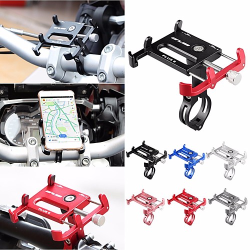 

GUB Bike Phone Mount Adjustable Portable Anti-theft for Road Bike Mountain Bike MTB Folding Bike Aluminum Alloy CNC iPhone X iPhone XS iPhone XR Cycling Bicycle Blue Pink Black / Red