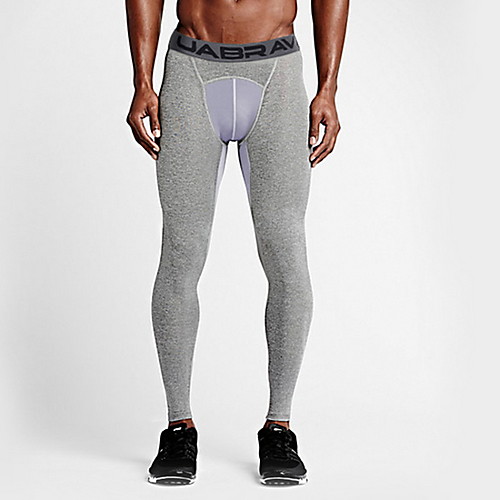 

Men's Running Tights Leggings Sports Tights Leggings Fitness Gym Workout Basketball Running Lightweight Breathable Quick Dry Sport Solid Colored Black Gray / High Elasticity