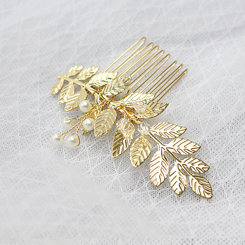 

Alloy Hair Accessory with Metal 1 pc Wedding / Party / Evening Headpiece