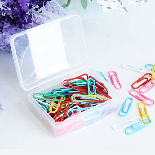 

100pcs Metal Random Colour Pins for Book/Paper ,Organizer for Notes