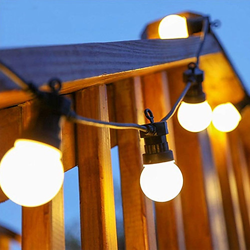 

G50 Bulb Light String 5 Meters 10 Lights Can Be Connected Outdoor Waterproof Horses Led Lights String Christmas Wedding Holiday Decorations New Design 24 V 1 set