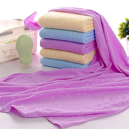 

Superior Quality Bath Towel, Solid Colored / Cartoon / Fashion Poly / Cotton / 100% Micro Fiber Bathroom 1 pcs
