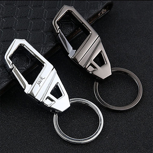 

Personalized Customized Keychain Classic Gift Daily 1pcs Black Silver