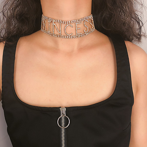

Women's Choker Necklace Necklace Trendy Fashion Elegant Chrome Gold Silver 31.5 cm Necklace Jewelry 1pc For Gift Daily Carnival Holiday Festival