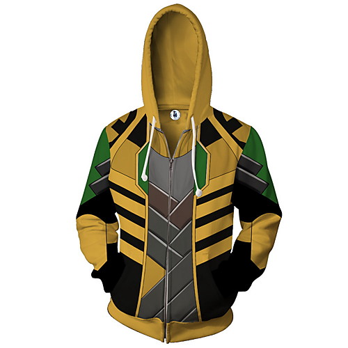 

Inspired by Cosplay The Avengers Coat Terylene Print For Men's / Women's