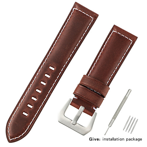 

Genuine Leather / Calf Hair Watch Band Black / Blue / Brown 20cm / 7.9 Inches 2.2cm / 0.9 Inches / 2.4cm / 0.94 Inches / 2.6cm / 1.02 Inches