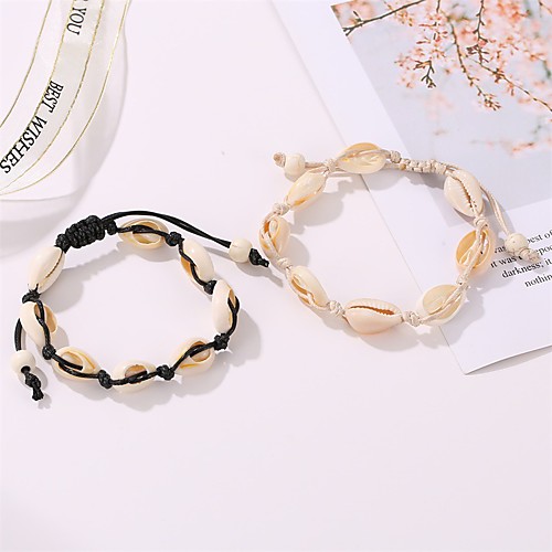 

Women's Bracelet Classic Wedding Birthday Vintage Theme European Trendy Casual / Sporty Ethnic French Alloy Bracelet Jewelry White / Black For Date Festival