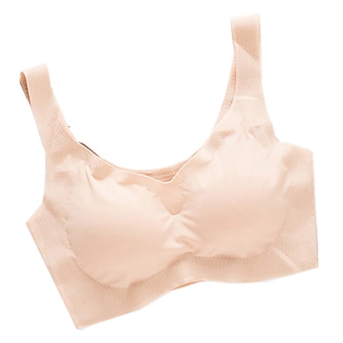

Women's Push-up Wireless Lace Bras 3/4 Cup Bra Sexy Black Blue Blushing Pink