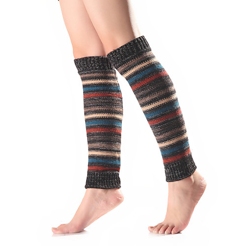 

Women's Ultra Warm Sexy Legwarmers 680D Khaki Blue Dark Gray One-Size