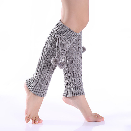 

Women's Ultra Warm Sexy Legwarmers 680D White Light gray Dark Gray One-Size