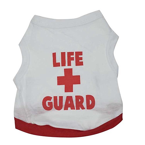 

Dog Shirt / T-Shirt Vest Puppy Clothes Quotes & Sayings Casual / Daily Simple Style Dog Clothes Puppy Clothes Dog Outfits White Costume for Girl and Boy Dog Cotton XS S M L