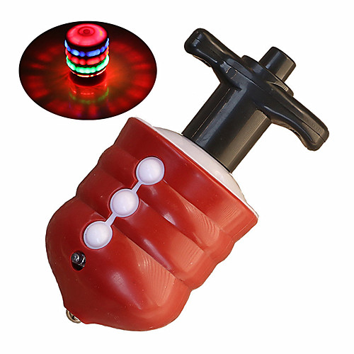 

Coiled Spring Toy Merry Go Round Glow Singing Color Gradient Plastic & Metal Kid's All Toy Gift