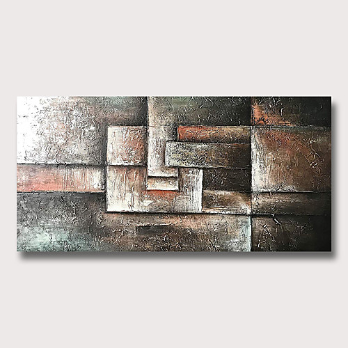 

Oil Painting Hand Painted - Abstract Modern Rolled Canvas