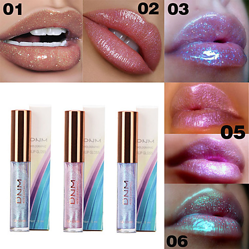 

Brand DNM Shiny Moisturizing Lip Gloss Sparkling Crystal Mermaid Pigment Polarized Liquid Lip Balm Makeup