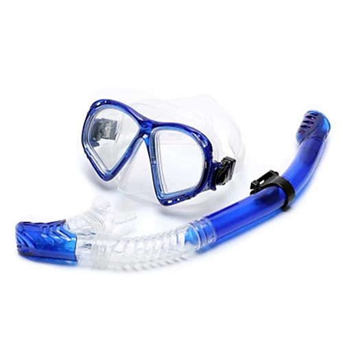 

SBART Snorkeling Set Diving Package - Diving Mask Snorkel - Dry Top Adjustable Strap Anti-fog Swimming Diving Silicone Glass For Adults