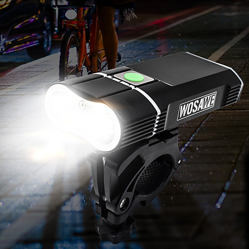 

Bike Light Front Bike Light Headlight Bicycle Cycling Waterproof Super Brightest Portable Adjustable Lithium USB 2400 lm Cycling / Bike - WOSAWE / IP67