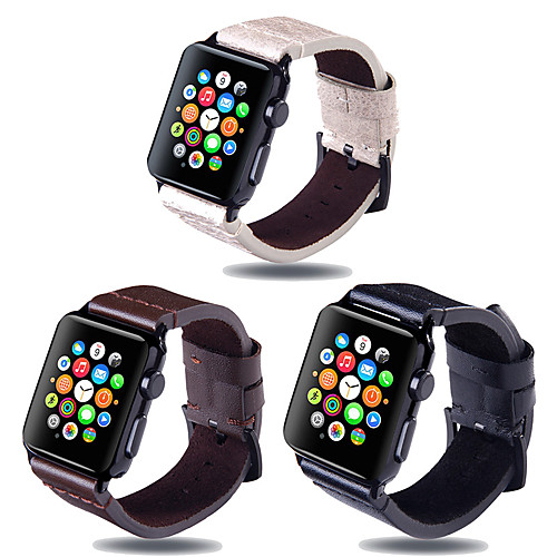 

Leather Watch Band Strap for Apple Watch Series 4/3/2/1 17cm / 6.69 Inches 3.8cm / 1.5 Inches / 4.2cm / 1.65inches