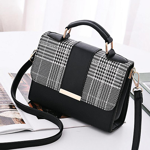 

Women's PU Tote Solid Color Wine / Black / Yellow / Fall & Winter