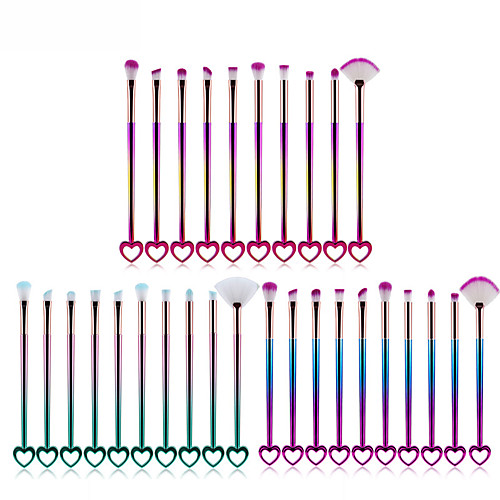 

Professional Makeup Brushes 10pcs Professional New Design Full Coverage Color Gradient Adorable Plastic for Makeup Set Eyeshadow Kit Makeup Tools Makeup Brushes Makeup Brush Eyebrow Brush Eyeshadow