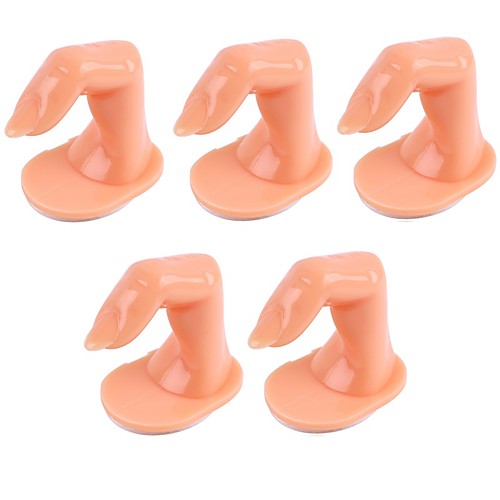 

5pcs false finger for practice finger training nail art with nail display nail tips