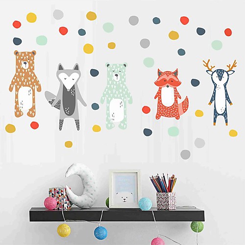 

Decorative Wall Stickers - Plane Wall Stickers Animals Nursery / Kids Room 2060cm