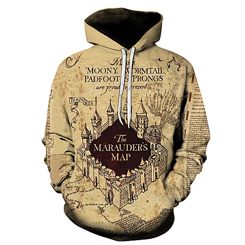 

Men's Hoodie Solid Colored Geometric 3D Hooded Casual Party Hoodies Sweatshirts Camel
