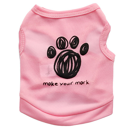 

Dog Vest Puppy Clothes Quotes & Sayings Sweet Style Casual / Daily Dog Clothes Puppy Clothes Dog Outfits Black Fuchsia Blue Costume for Girl and Boy Dog Polyester XS S M L