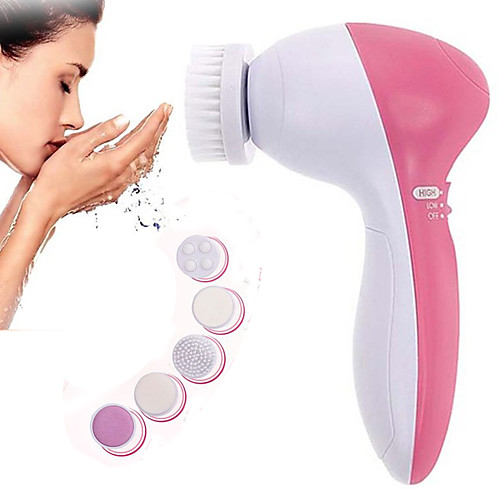 

5 in 1 Electric Face Cleansing Brush Tools Spot Cleaner Facial Clean Instrument