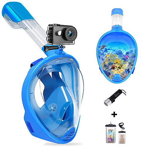 

Diving Package - Waterproof Bag Diving Mask Diving Flashlight - Anti Fog Dry Top Swimming Diving Snorkeling Silicon For Adults