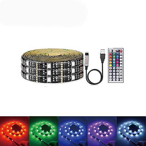 

LOENDE 2m Light Sets 60 LEDs SMD5050 1 44Keys Remote Controller 1 set RGB Thanksgiving Day Halloween Christmas USB Party Self-adhesive 5 V USB Powered