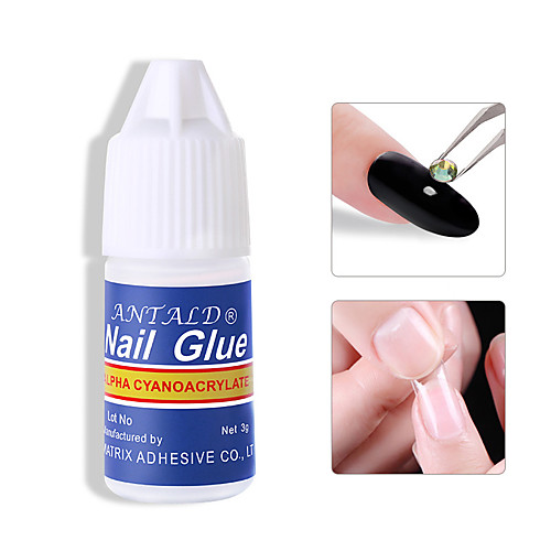 

High Quality 5 Pcs 3g/pc Nail Glue for UV Acrylic Rhinestones Stickers False Tips Nails Decoration