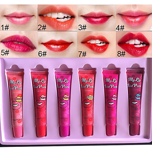 

8-Color Durable Waterproof Matte Peeling Liquid Lipstick Lip Gloss Cosmetics