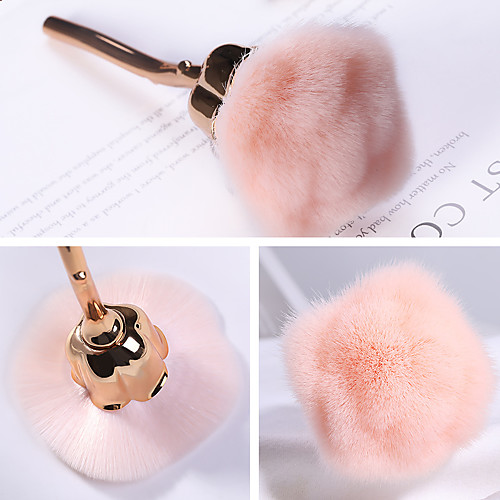 

Nail Art Dust Brush For Manicure Rose head brush Blush Powder brushes Fashion Gel Nail Accessories Nail Material Tools