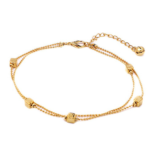 

Ankle Bracelet Women's Body Jewelry For Gift Holiday Alloy Gold 1pc