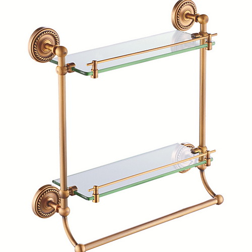 

Bathroom Shelf Creative / Multifunction Contemporary Brass 1pc Wall Mounted
