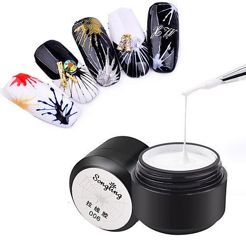 

1Pcs Painting Gel Nail Polish Wire Point To Line Drawing Nail Gel Lacquer Glitter Pulling Silk Varnish Manicure Nail Art Tools