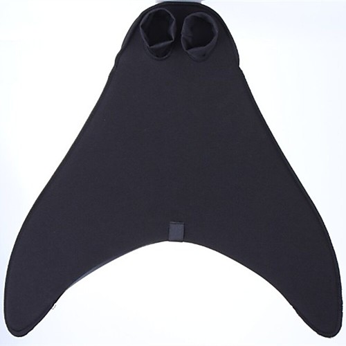 

Diving Fins Swim Fins Mermaid Anti-skidding Long Blade Swimming Water Sports TPR - for Kids Black