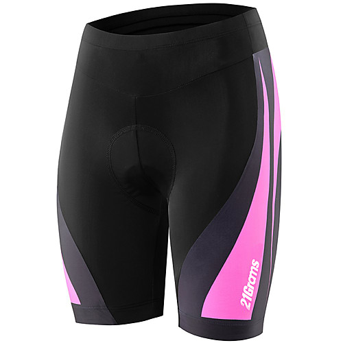 

21Grams Women's Cycling Shorts Polyester Bike Bottoms Quick Dry Sports Black / Pink Mountain Bike MTB Road Bike Cycling Clothing Apparel Bike Wear / Stretchy