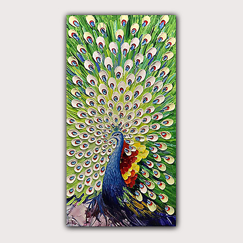 

Oil Painting Hand Painted - Famous Animals Modern Rolled Canvas