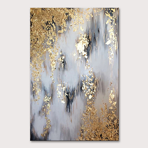 

Oil Painting Hand Painted - Abstract Pop Art Modern Rolled Canvas