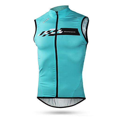 

Mountainpeak Men's Sleeveless Cycling Vest Elastane Yellow Blue Black Bike Jersey Top Mountain Bike MTB Road Bike Cycling Breathable Quick Dry Sports Clothing Apparel / Stretchy