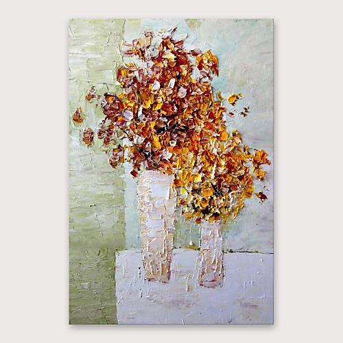 

Oil Painting Hand Painted Vertical Abstract Modern Stretched Canvas