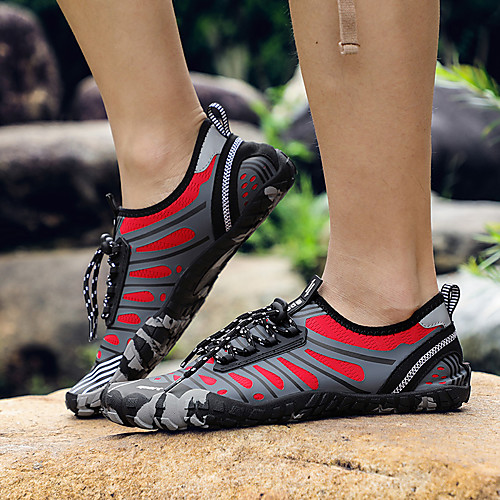 

Men's Mesh Summer / Spring & Summer Sporty Trainers / Athletic Shoes Upstream Shoes Non-slipping Red / Royal Blue / Black