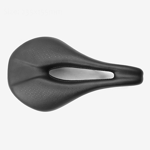 

Bike Saddle / Bike Seat Breathable Comfort Cushion Hollow Design Carbon Fiber Leather Fiber Carbon Cycling Road Bike Mountain Bike MTB Triathlon Black Dark Gray / Thick / Ergonomic / Ergonomic