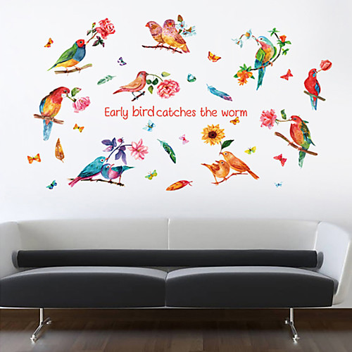 

Arabesque / Floral / Botanical Wall Stickers Plane Wall Stickers Decorative Wall Stickers, PVC Home Decoration Wall Decal Wall Decoration 1pc