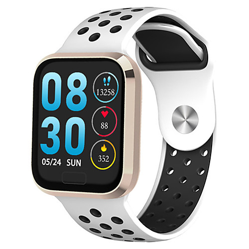 

Smartwatch Digital Modern Style Sporty Silicone 30 m Water Resistant / Waterproof Heart Rate Monitor Bluetooth Digital Casual Outdoor - Black Golden Silver