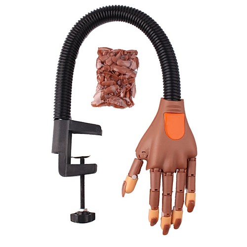 

Nail Art Exercise Prosthetic Hand Bendable Activity Model Fake Hand with Bracket Send Joint Hand Nail Polish Templates
