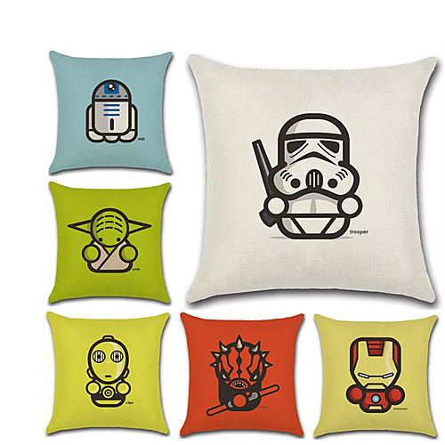 

1 pcs Linen Pillow Cover, 3D Contemporary Classic Fashion Throw Pillow